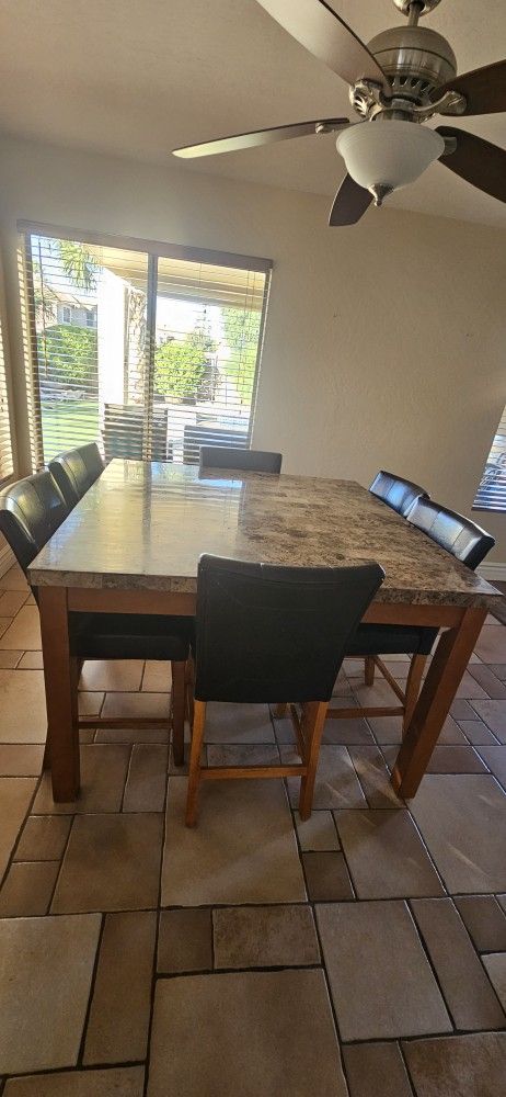 Kitchen Table (6 Chairs) Entertainment Center End Table