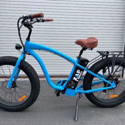 Electric Bike, Fat Tire Beach Cruiser. Financing Available 