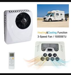 Brand new sealed in the box 12V 15000 BTU Rooftop Air Conditioner for Motorhome RV Camper Truck Caravan(E322)