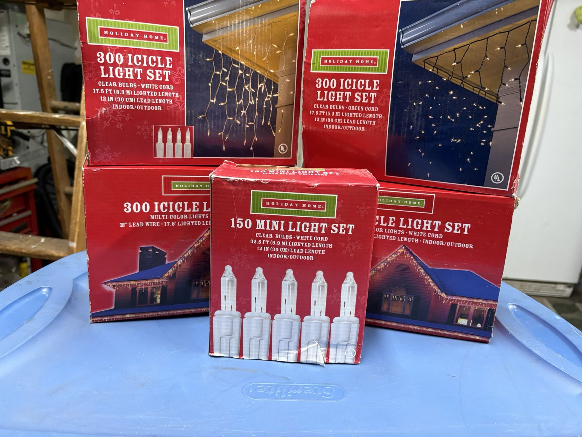 4 Boxes Christmas Icicle Lights