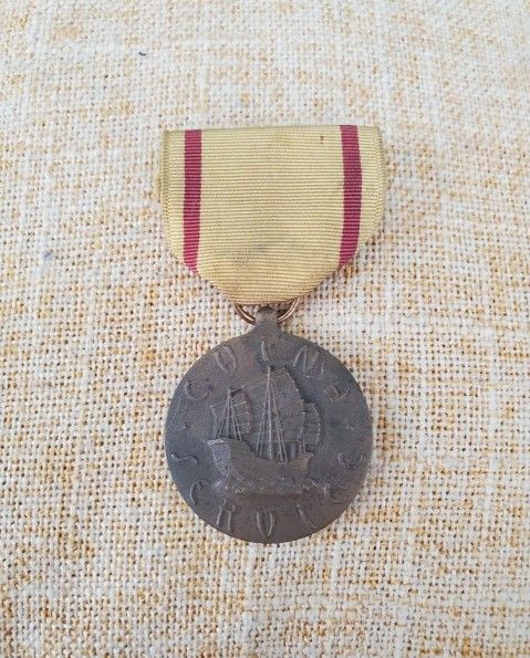 WW2 U.S. Navy Service Medal China 