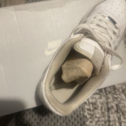 White Air Forces Size 6