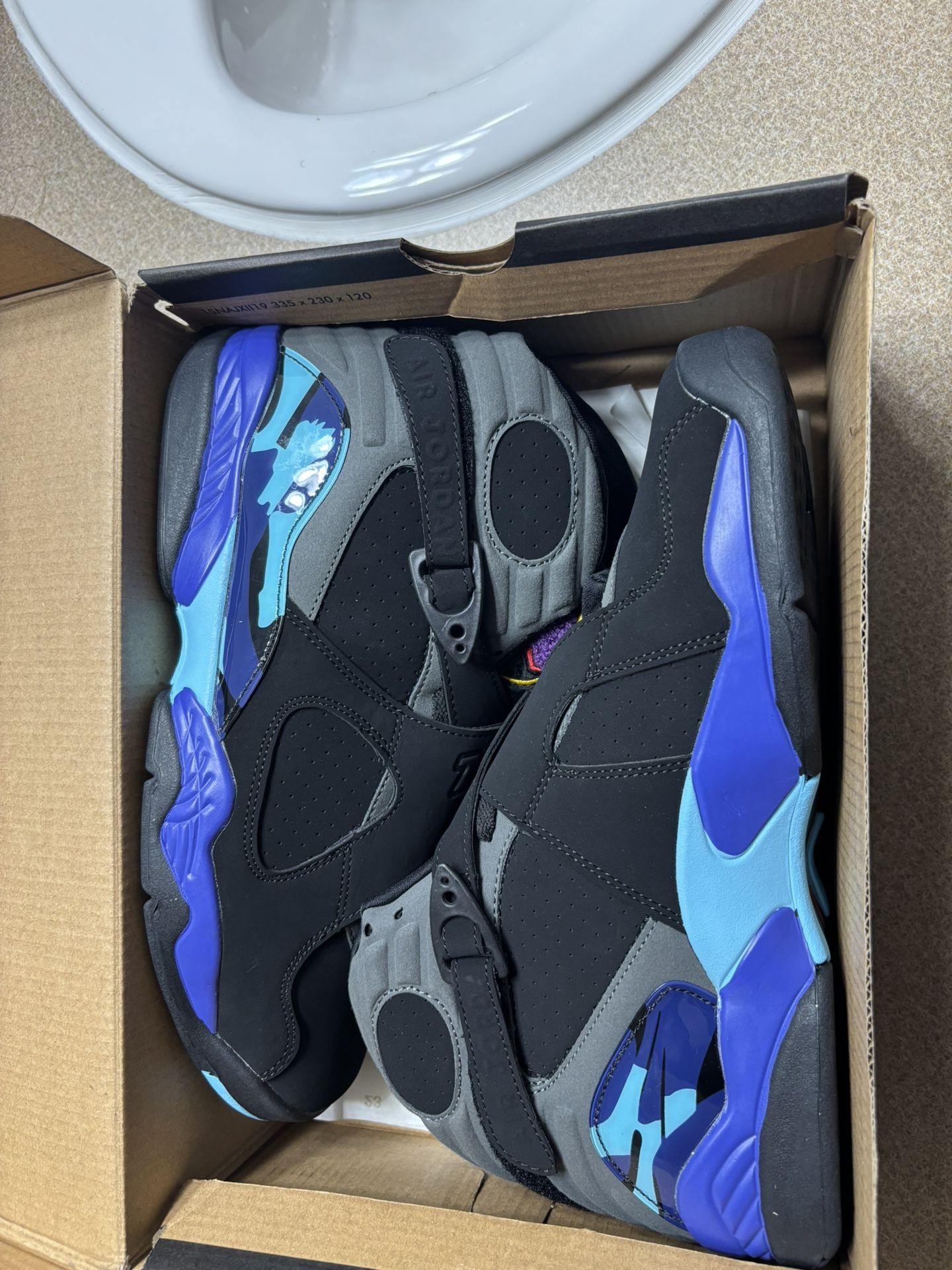 GS Air Jordan 8 Retro ‘Aqua’