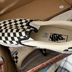 NIB Classic Vans Slip On Men 9 Women 10.5