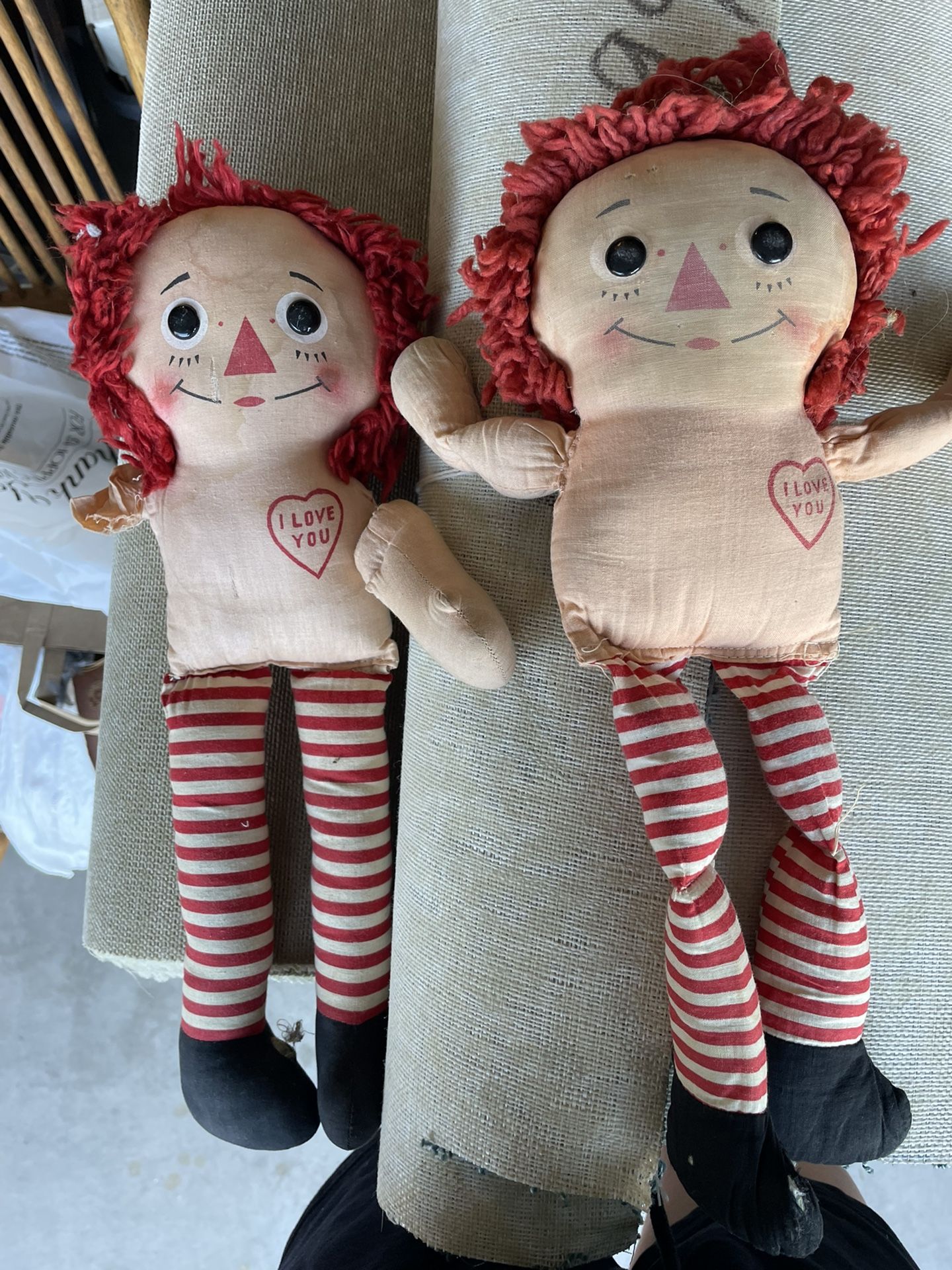 Vintage Raggedy Ann Doll Set