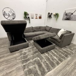 Sectional Couch Pull Out Bed - Free Delivery