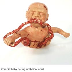 Zombie Baby Sculpture 