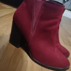 Red Boots Women 