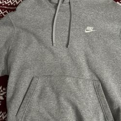 Grey Nike Hoodie Men’s (L)