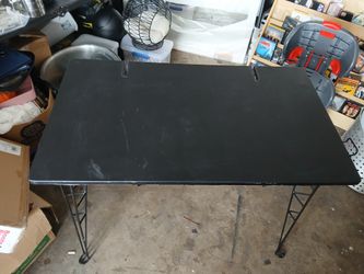 Black desk