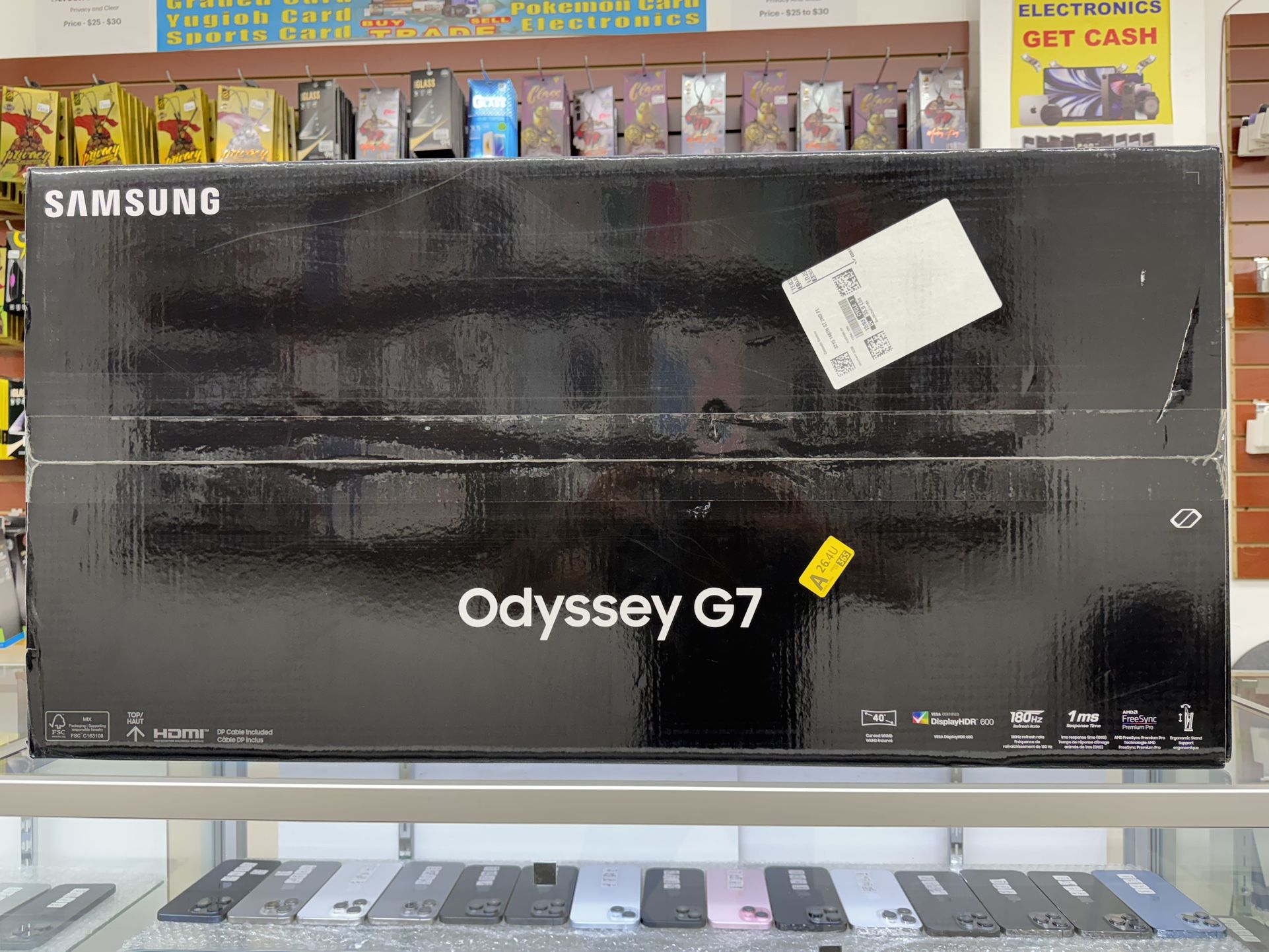 Samsung 40" Odyssey G7 (G75F) curved gaming monitor
