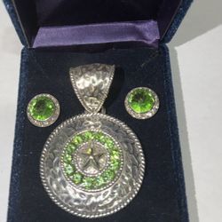 Montana Silversmith Lone Star Pendant/Earrings Set