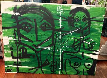 40” x 30” acrylic painting