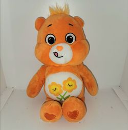 orange Care Bears Friend Bear plush toy