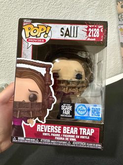SAW: Reverse Bear Trap funko pop Hot Topic Scare Fair 2026 exclusive edition brand new! Horror figure