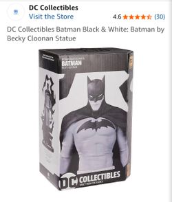 DC Collectibles Batman Black & White Becky Cloonan Statue Sealed. #5000