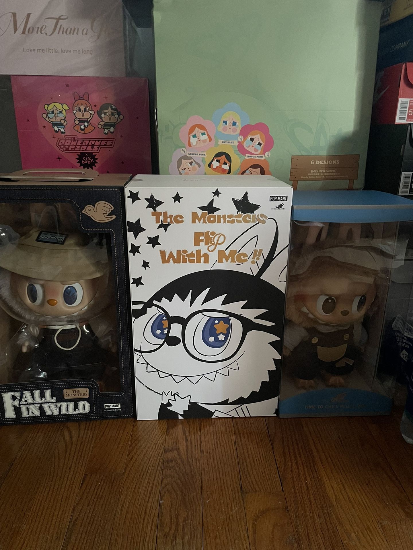 Pop Mart Labubu Doll Flip with me, Time to chill, Fall in wild