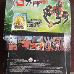 Lego Bionicle Lord Of Skull Spiders 70790 Opened box, but never used