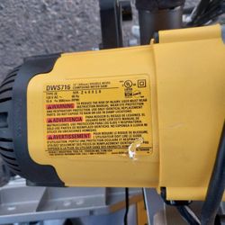 DEWALT MITER CIRCULAR SAW 12" DOUBLE DING 