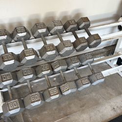 Weights & Weight Rack