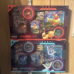 Pokemon Eeveelution VMAX Premium Collection Vapereon Flareon 