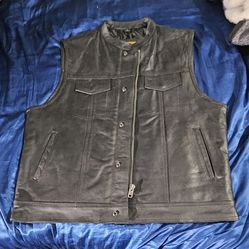 NEW LEATHER VEST