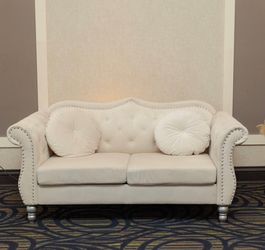 Wedding love seat photo couch