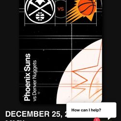 Christmas Day Game 2 Tickets In a Suite