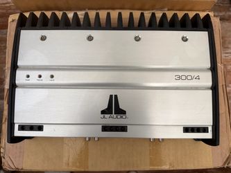 JL Audio 300/4 4-channel car amplifier.