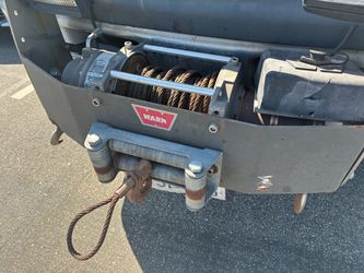 12000 pound Warn Winch with Steel Cable