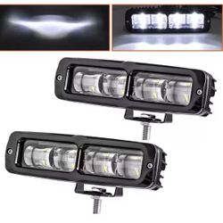 2 lights 6 Inch LED Light Bar offroad Driving Running Light work lamp fog lights for Motorcycle 4X4