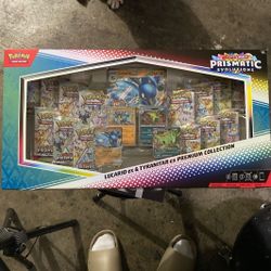 Pokemon Cards! Sam’s Club Prismatic Evolutions Lucario Ex & Tyranitar Ex Premium Collection 