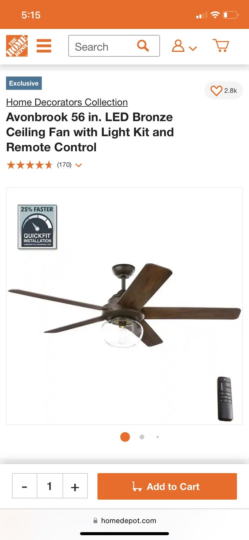Ceiling fan