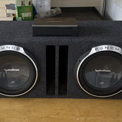 12” Rockford P3 Subs & Amp 