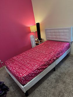 Twin bed & mattress