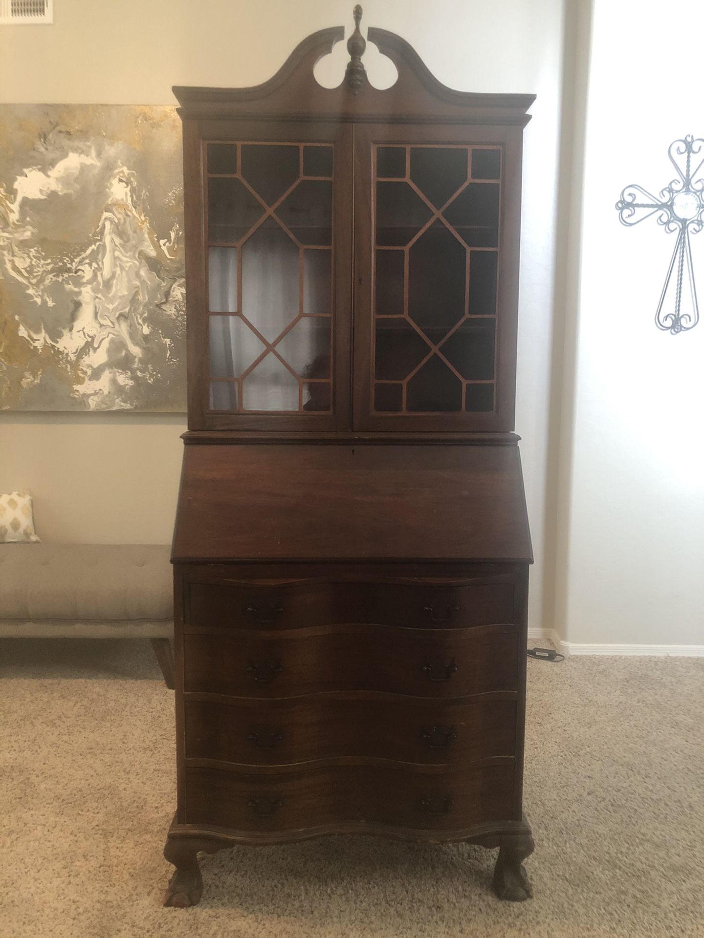 Antique secretary desk