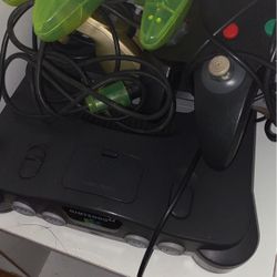 Nintendo 64 With 8 Games 