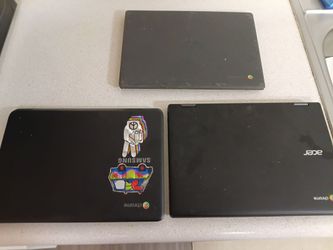3 Chromebooks !!!For parts!!!