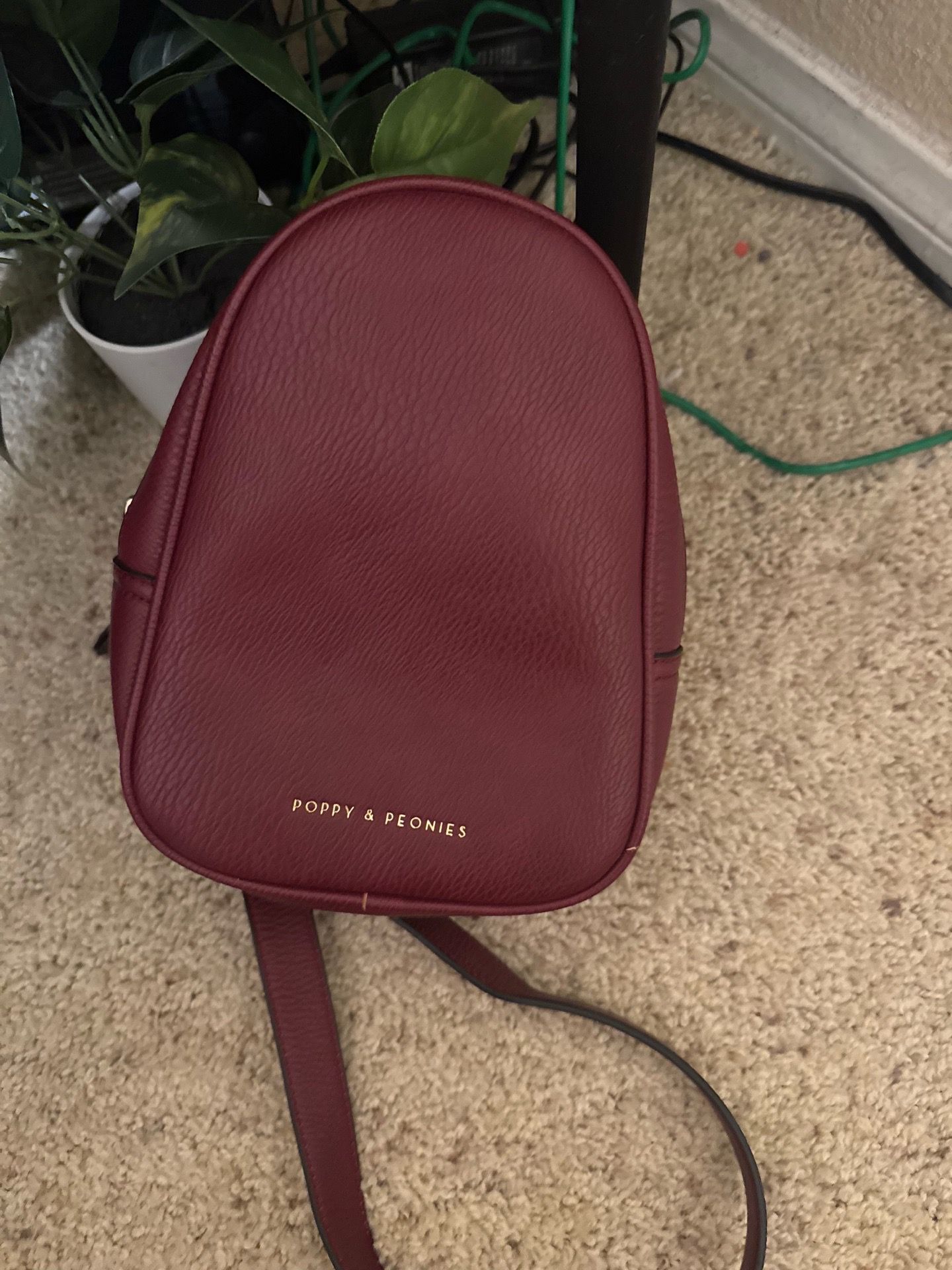 Poppy & Peonies crossbody bag