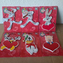 Looney Tunes Christmas Ornaments Warner Brother Kurt Adler Vintage 1996 Lot Of 6