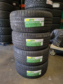 225 40 18 NEW TIRES COROLLA CIVIC SENTRA KIA SCION BMW VERSA 