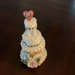 Heather Goldminc Wedding Cake TINKET BOX - NWT