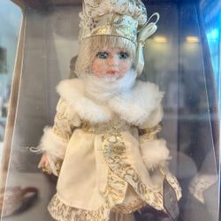 Porcelain Ice skating doll