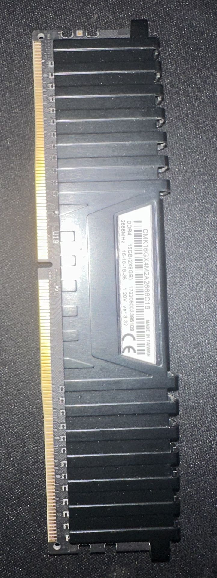 Corsair Vengeance 8Gb LPX DDR4 2666Mhz CL-16-18-18-35