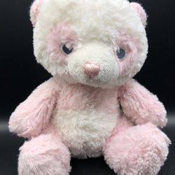 People Pals CUTE CUDDLY Pink & White Panda Teddy Bear Plush Stuffed Animal 9”