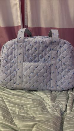 Large blue rose bag