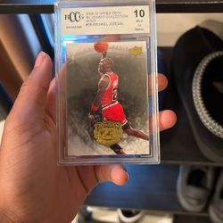 PSA10 2009 upper deck mj legacy collection GOLD 