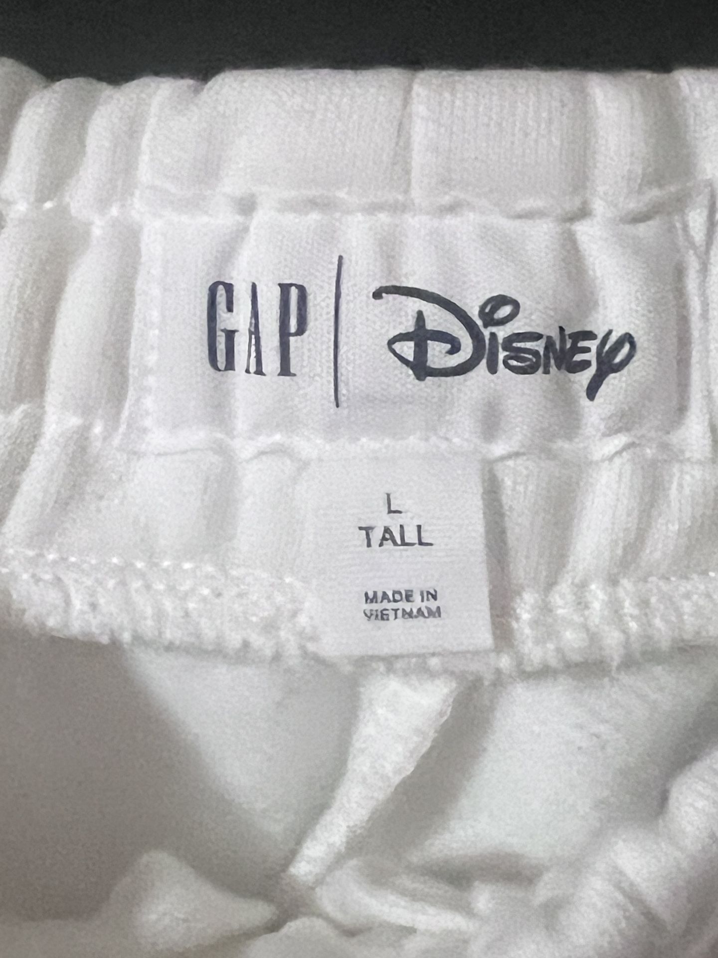 GAP x Disney Sweatpants/ Joggers In A Off-white Or Cream Color