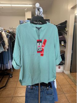 Mario Serrani Button Front Blouse