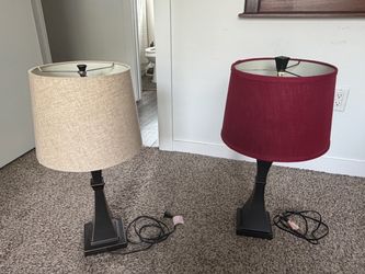 Pair of Table Lamps with Shades